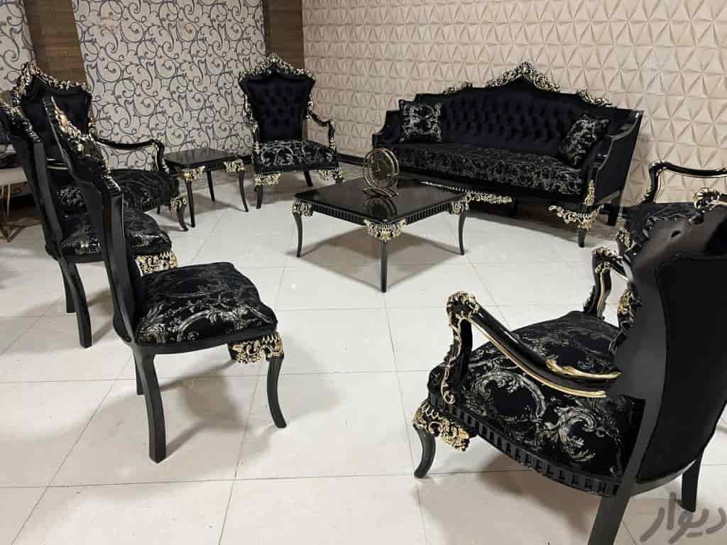 تصویر 1 از قیمت خرید مبل سلطنتی 9 نفره عمده به صرفه و ارزان